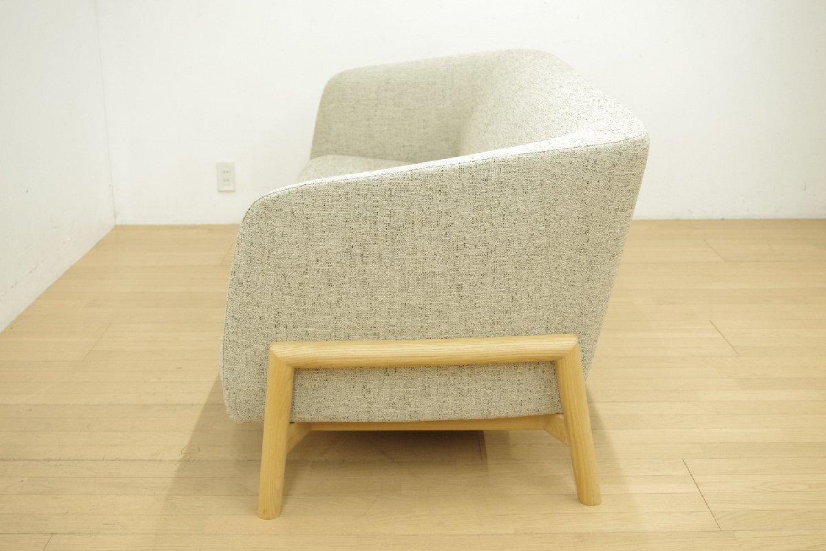 短期展示品 カンディハウス TEN テン 3人掛けソファ リビング ナチュラル ミヒャエル?シュナイダー デザイナーズ シンプル 定価約60萬
