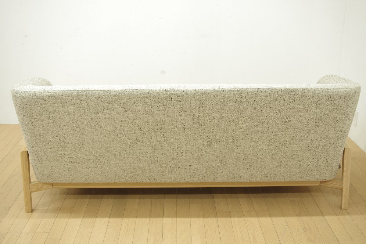 短期展示品 カンディハウス TEN テン 3人掛けソファ リビング ナチュラル ミヒャエル?シュナイダー デザイナーズ シンプル 定価約60萬