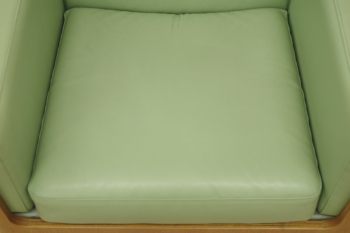 Vintage Tendo Mokko Haco - дуб конара материал легкий стул 1 местный . диван ... Северная Европа способ living прием .. лобби зеленый зеленый E