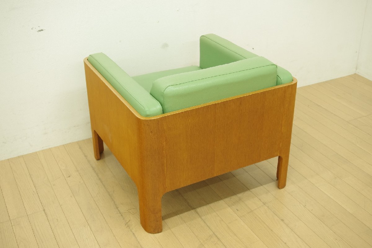  Vintage Tendo Mokko Haco - дуб конара материал легкий стул 1 местный . диван ... Северная Европа способ living прием .. лобби зеленый зеленый I