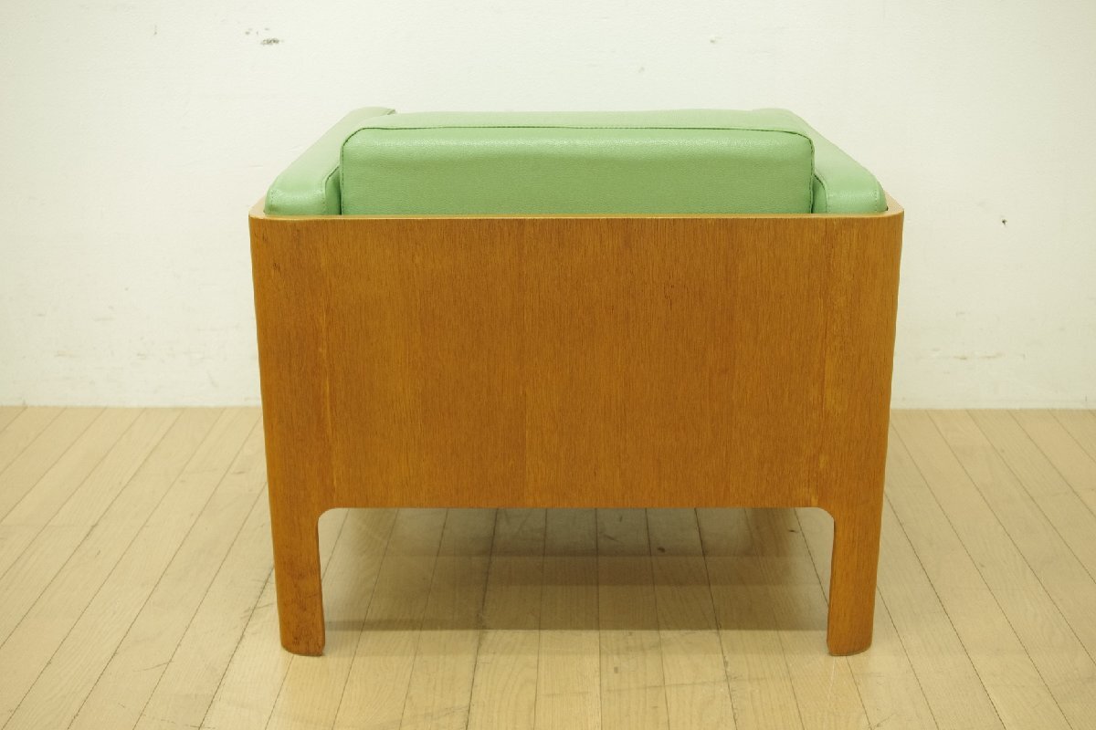  Vintage Tendo Mokko Haco - дуб конара материал легкий стул 1 местный . диван ... Северная Европа способ living прием .. лобби зеленый зеленый I