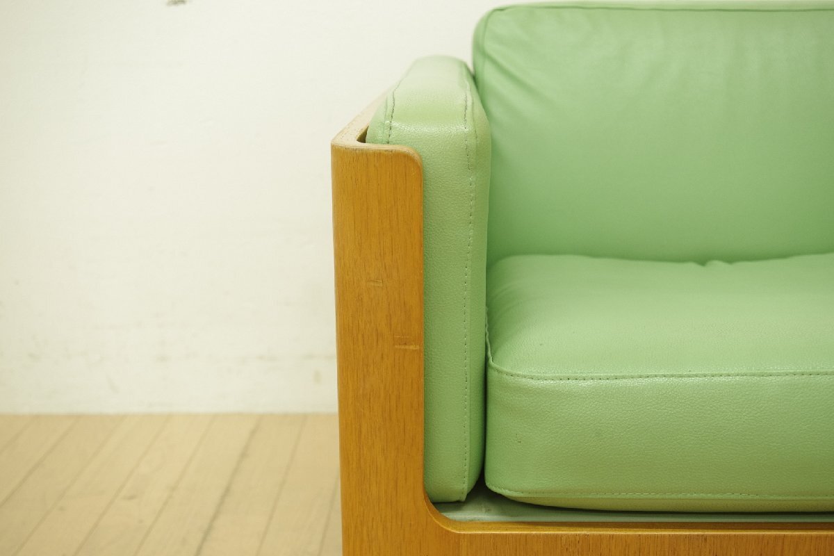  Vintage Tendo Mokko Haco - дуб конара материал легкий стул 1 местный . диван ... Северная Европа способ living прием .. лобби зеленый зеленый I