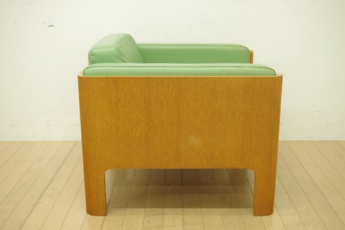  Vintage Tendo Mokko Haco - дуб конара материал легкий стул 1 местный . диван ... Северная Европа способ living прием .. лобби зеленый зеленый I