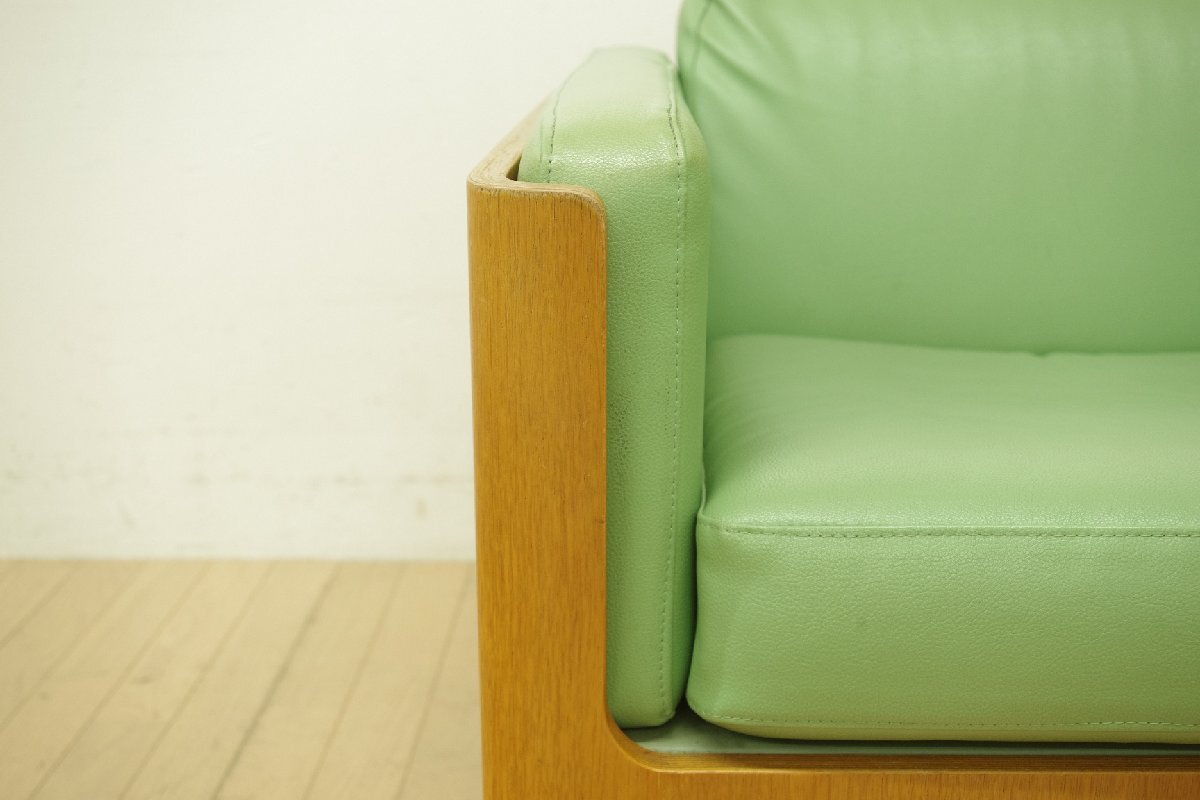  Vintage Tendo Mokko Haco - дуб конара материал легкий стул 1 местный . диван ... Северная Европа способ living прием .. лобби зеленый зеленый J