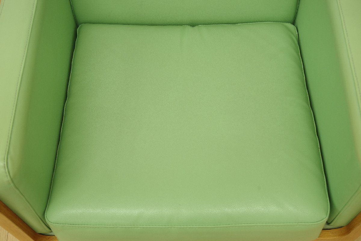 Vintage Tendo Mokko Haco - дуб конара материал легкий стул 1 местный . диван ... Северная Европа способ living прием .. лобби зеленый зеленый J