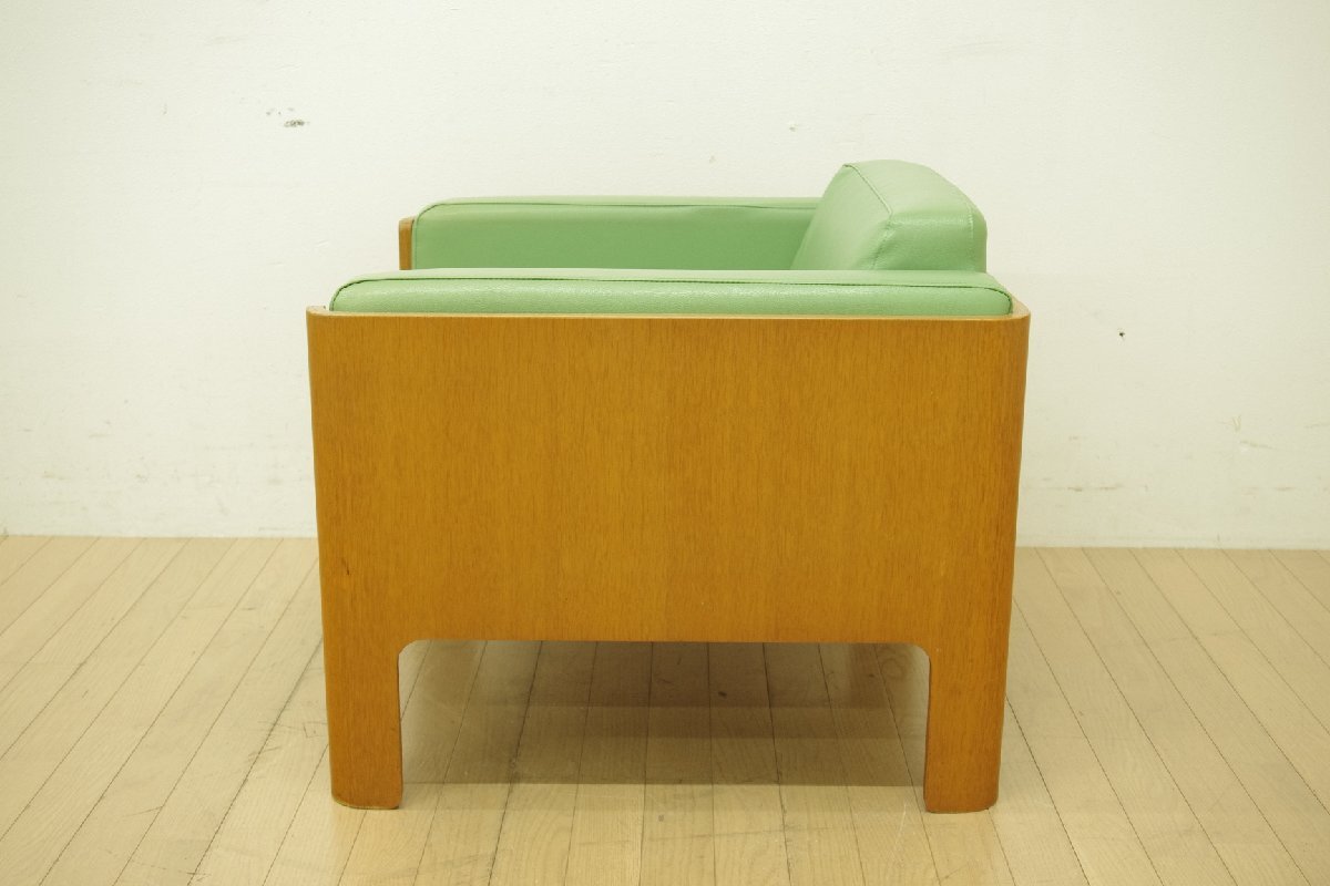  Vintage Tendo Mokko Haco - дуб конара материал легкий стул 1 местный . диван ... Северная Европа способ living прием .. лобби зеленый зеленый J