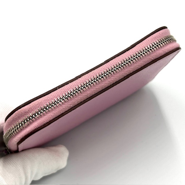 極美品 エルメス アザップミニ ヴォーエプソン コインケース シルバー金具 極美品 エルメス アザップ ミニ ヴォーエプソン コインケース