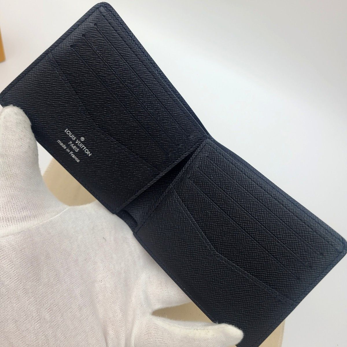 美品 ルイヴィトン モノグラム ２つ折り財布 エクリプスリバース スレンダー 箱 極美品 Louis Vuitton ルイヴィトンモノグラム 2つ折り財布