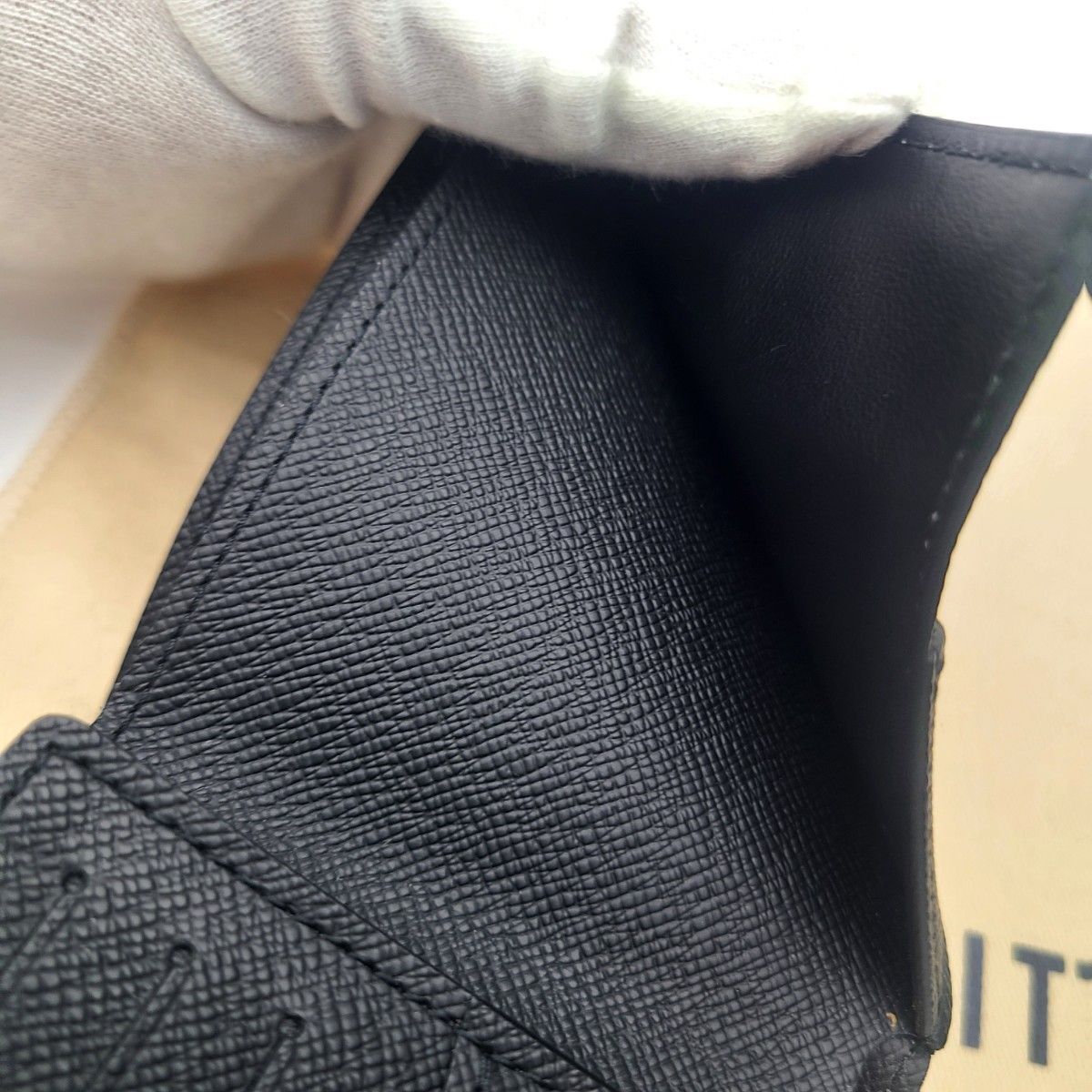 美品 ルイヴィトン モノグラム ２つ折り財布 エクリプスリバース スレンダー 箱 極美品 Louis Vuitton ルイヴィトンモノグラム 2つ折り財布