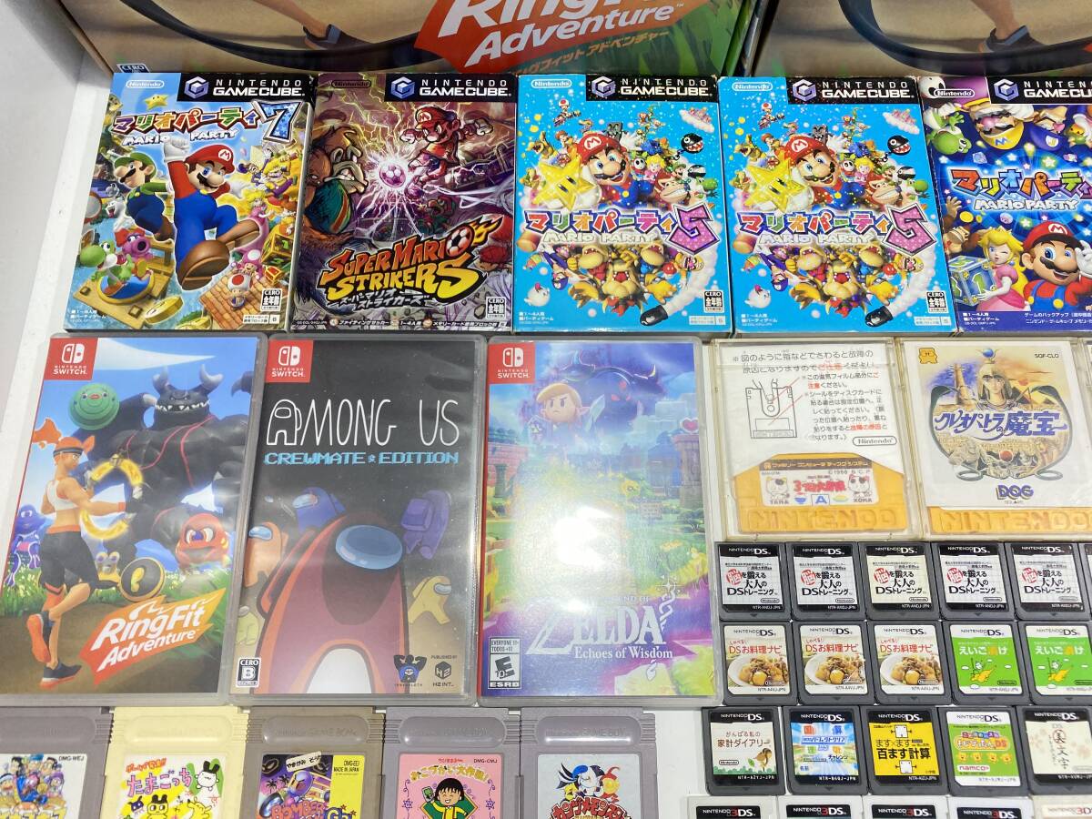 1円スタート ジャンク品 任天堂 ゲームソフト まとめ売り switch