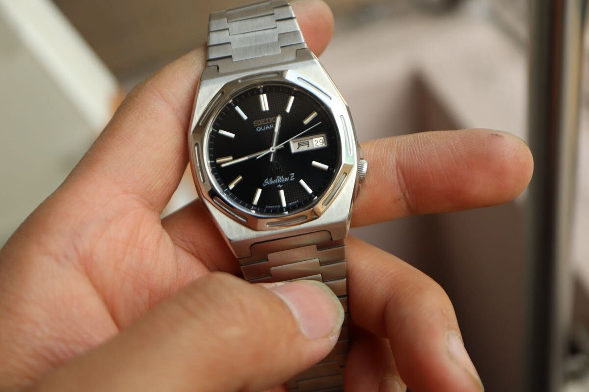 Seiko silver Z 7123-8060 セイコーメンズ 腕時計