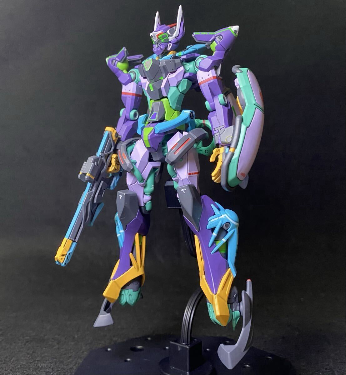 HG リックドム(GQuuuuuuX版)小改修全塗装済完成品　ガンプラ 1/144 HG リック・ドム(GQ) 小改修塗装済完成品 ガンプラ 完成品