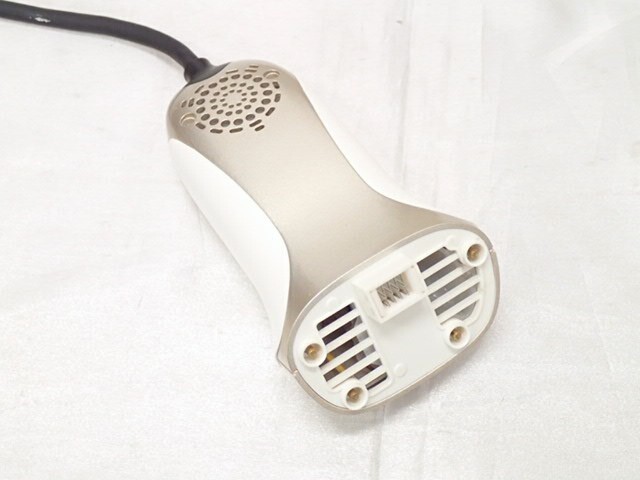 9281[A]通電品?◆ke-non ケノン◆Ver.8.5J フラッシュ式脫毛器 2022年制/NIPL-2080/シャンパンゴールド/家庭用 光美容器/エムテック