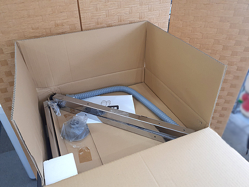 未組立【サンイデア アウトドアキッチン450】SK-0450 ステンレス製 ガーデンシンク 流し台 水廻り SANIDEA 現:サンカ_画像2