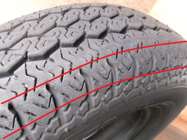 2023年製 ヨコハマ タイヤ G.T.SPECIAL 350 145/80R10 69S 1本_画像4