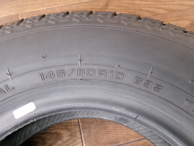 2023年製 ヨコハマ タイヤ G.T.SPECIAL 350 145/80R10 69S 1本_画像5