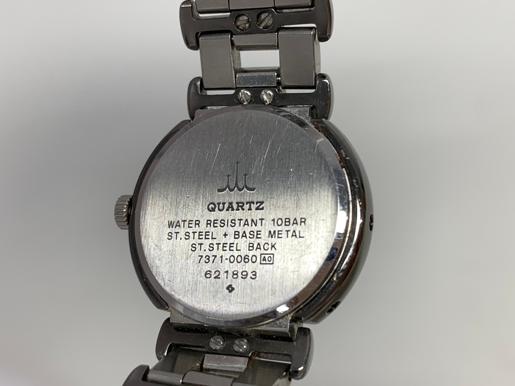 CREDOR Credor женский кварц 3 стрелки аналог наручные часы корпус только * тестер реакция иметь [ б/у ]MINOY32422GI