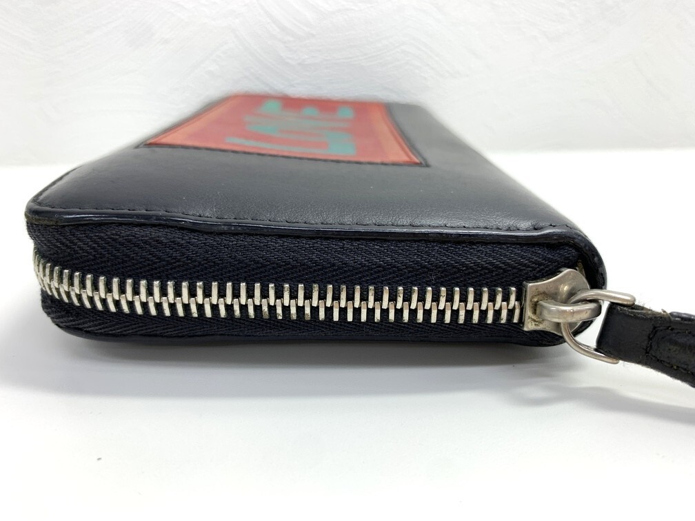 FENDI フェンディ ボキャブラリー LOVE 長財布 【中古】 ブランド 小物 箱付き ラウンドファスナー ウォレット GIN54595_画像3