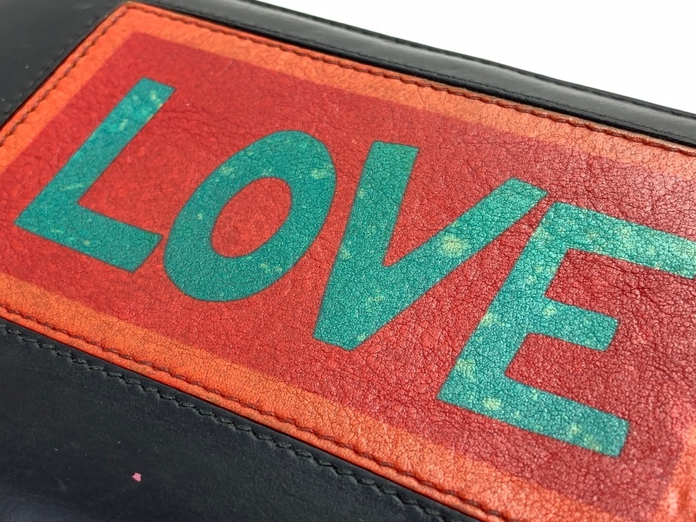 FENDI フェンディ ボキャブラリー LOVE 長財布 【中古】 ブランド 小物 箱付き ラウンドファスナー ウォレット GIN54595_画像7