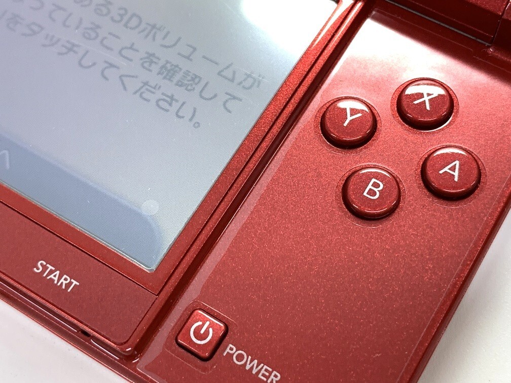 Nintendo ニンテンドー 3DS フレアレッド 本體 CTR-001 【中古?初期化済み】 箱付き ゲーム AEN10373GI