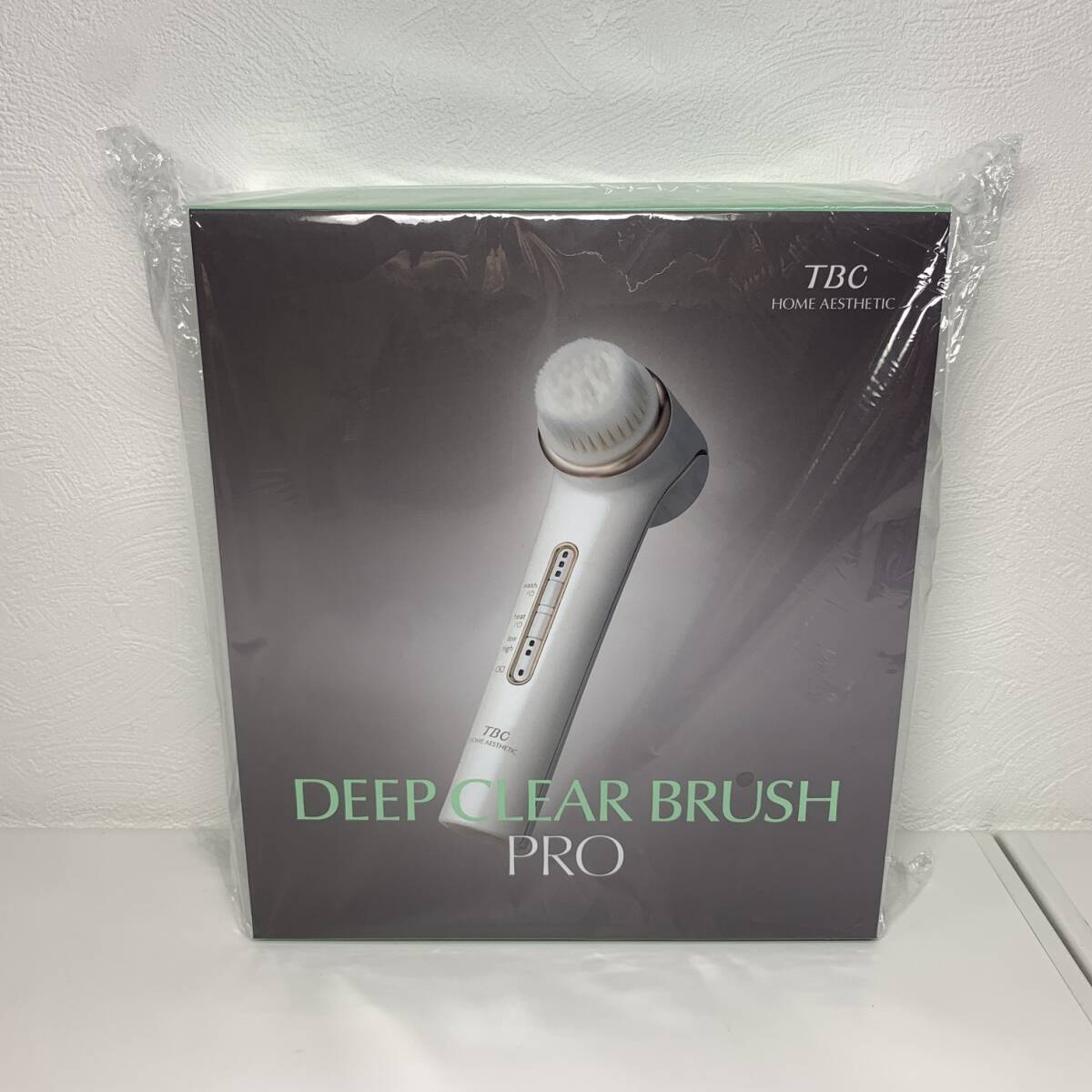 【未使用】家庭用美容器 TBC HOME AESTHETIC ホームエステ DEEP CLEAR BRUSH PRO 音波洗浄ブラシ 洗顔ブラシ GIY54763