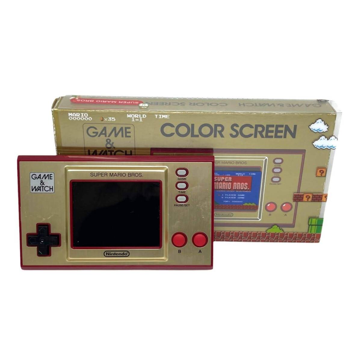 ☆動作確認済☆Nintendo GAME&WATCH 任天堂 ゲーム&ウオッチ スーパーマリオ 本体 通電OK 中古品 （SMR12638）_画像1