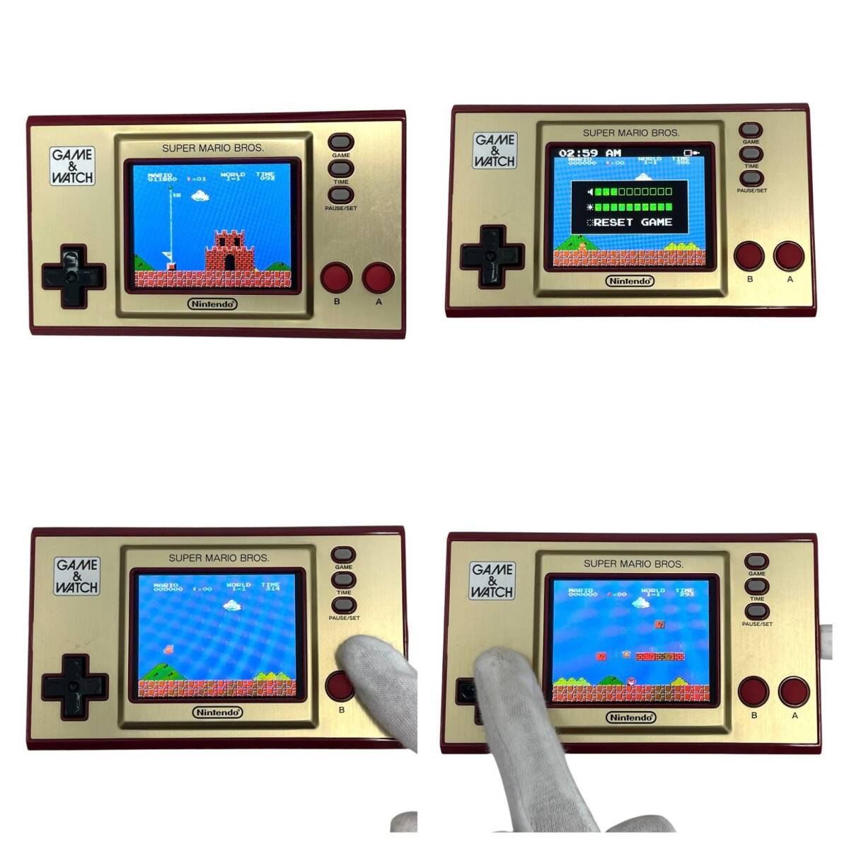 ☆動作確認済☆Nintendo GAME&WATCH 任天堂 ゲーム&ウオッチ スーパーマリオ 本体 通電OK 中古品 （SMR12638）_画像6