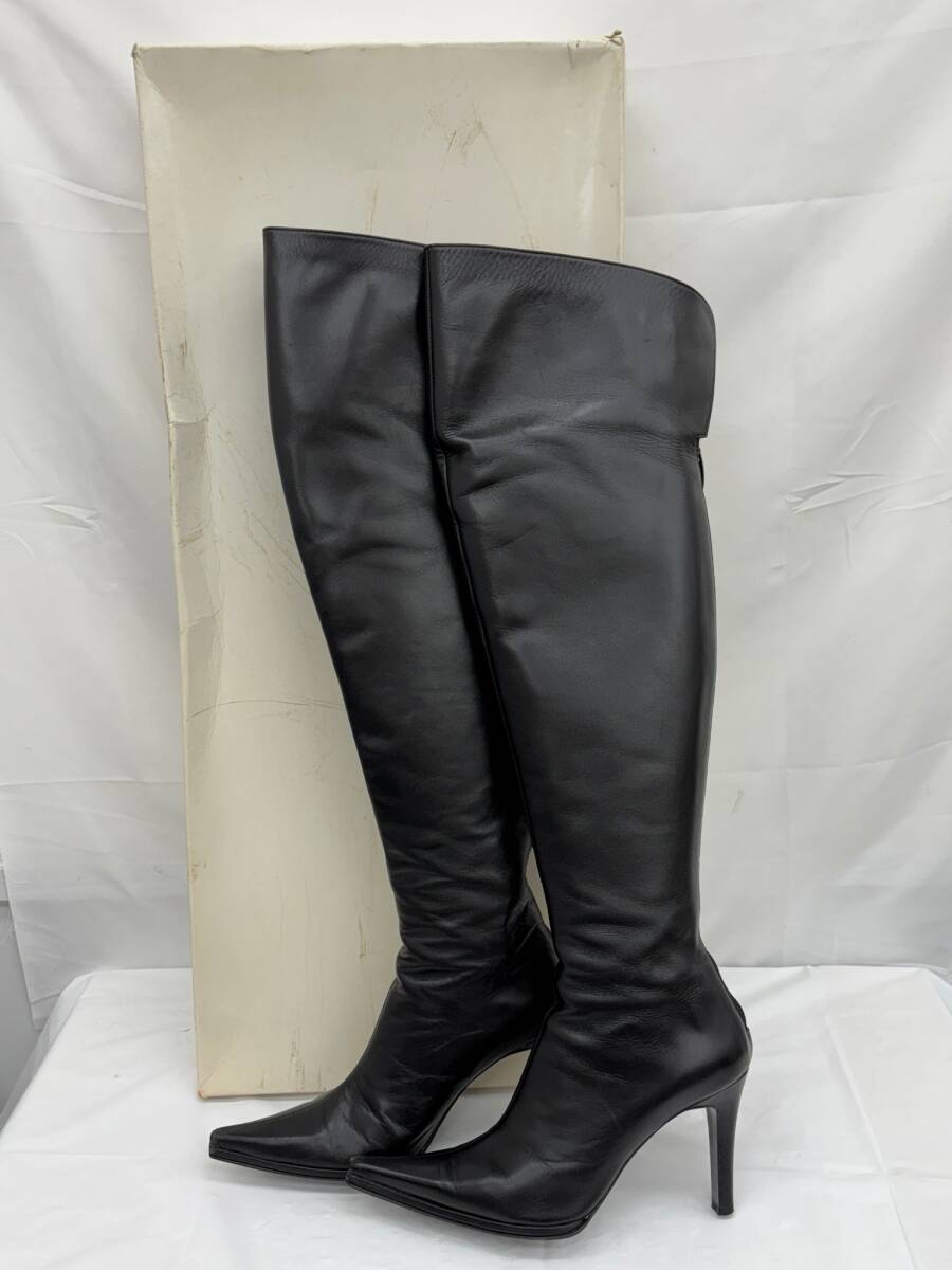 K Carino　コメックス　ニーハイブーツ　黒　25cm　美品 K Carino コメックス ニーハイブーツ 黒 25cm 美品 COMEX