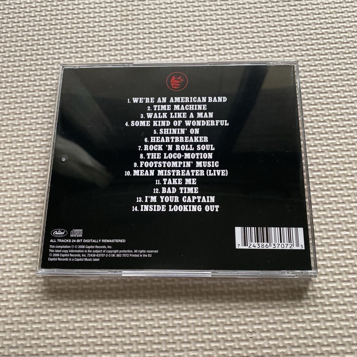 中古【美品】輸入盤 GRAND FUNK RAILROAD★GREATEST HITS グランド ファンク レイルロード 送料無料_画像2