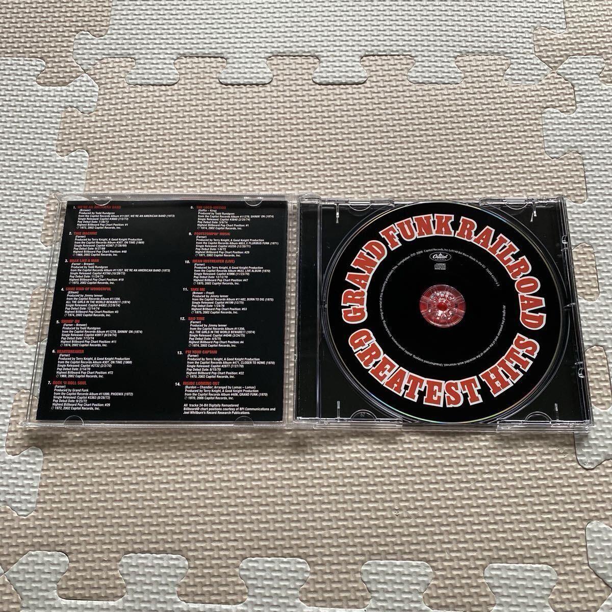 中古【美品】輸入盤 GRAND FUNK RAILROAD★GREATEST HITS グランド ファンク レイルロード 送料無料_画像3