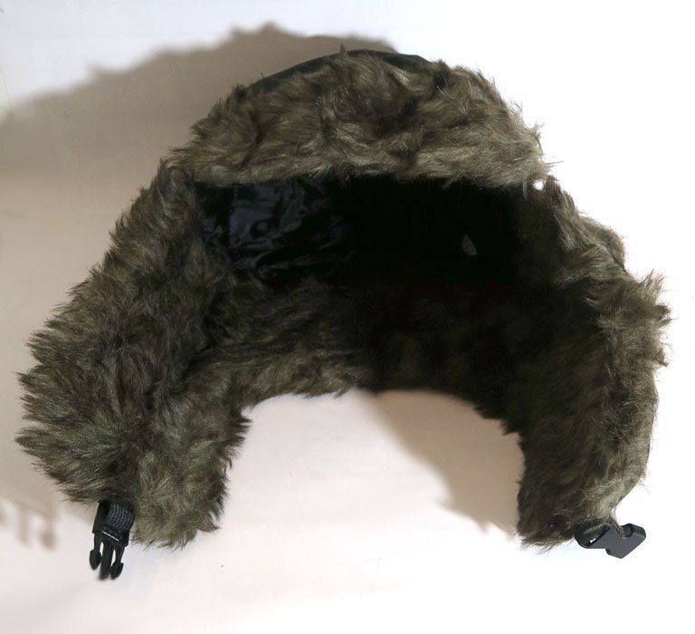 新品 トラッパーハット ボンバーキャップ 黒 ブラック 625 パイロットハット 帽子 耳当て イヤーウォーマー ミリタリー アーミー 戦闘服_画像3