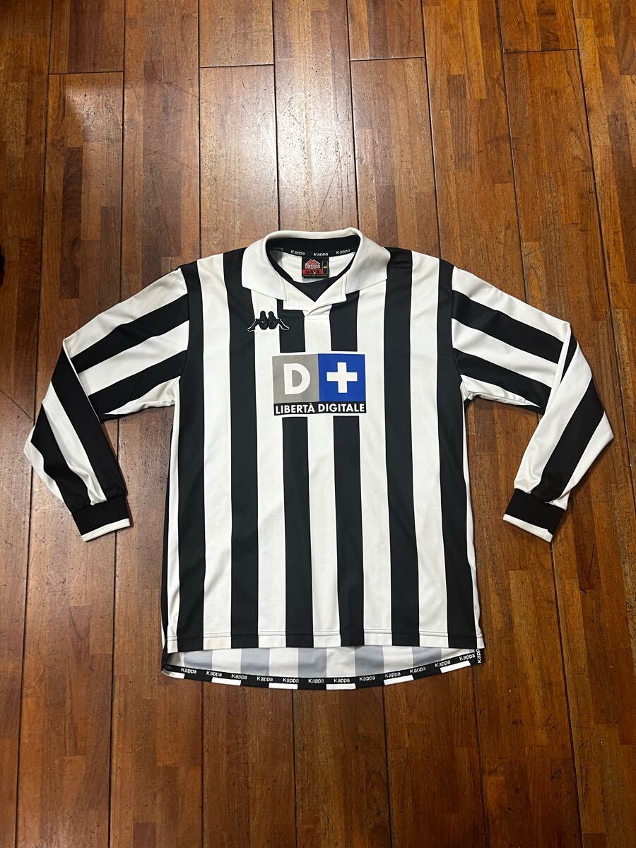 90s 99/00 ユベントス デルピエロ 10番 Kappa ユーベ セリエA ユニフォーム 長袖シャツ イタリア代表 インテル ミラノ