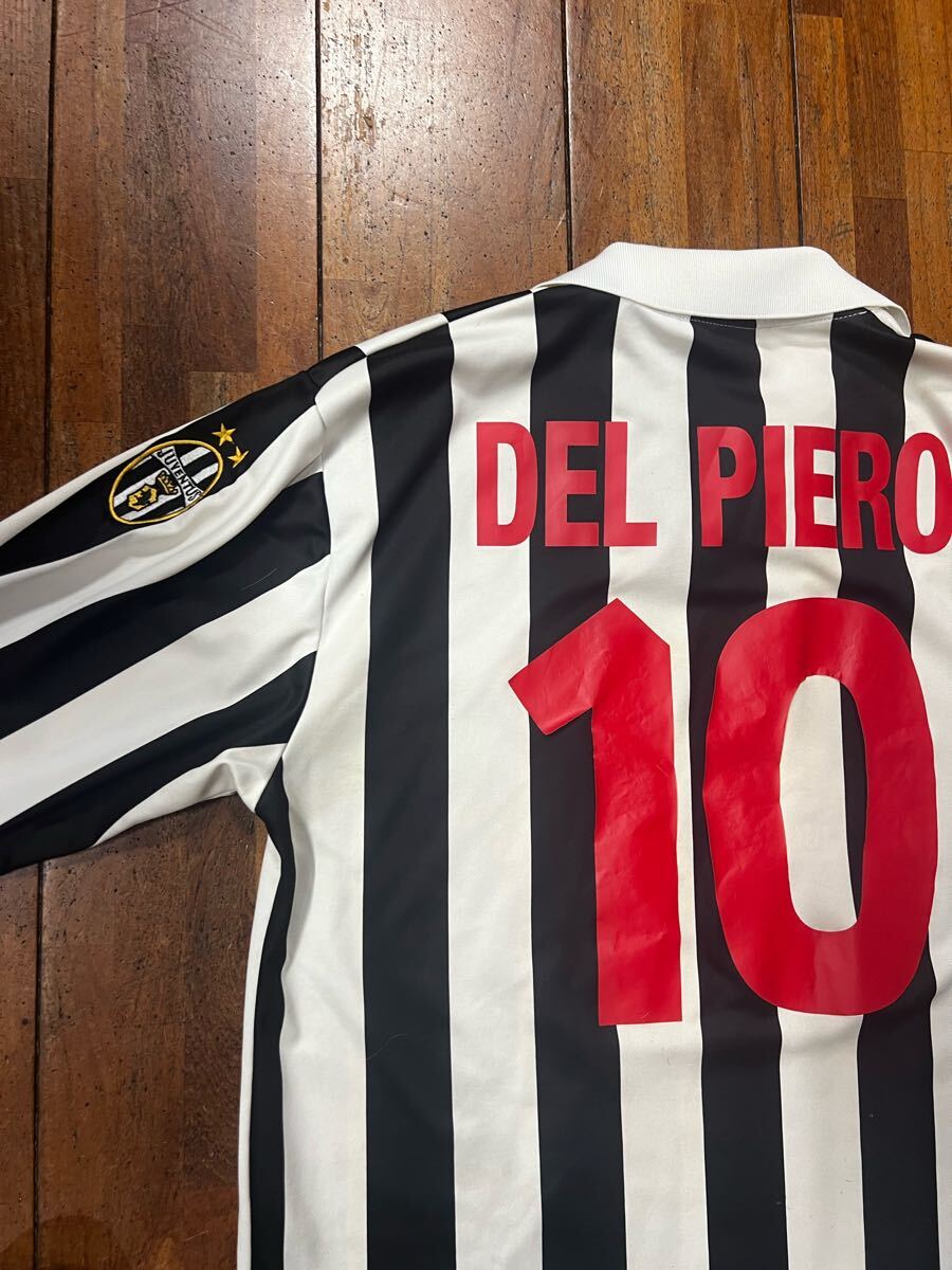 90s 99/00 ユベントス デルピエロ 10番 Kappa ユーベ セリエA ユニフォーム 長袖シャツ イタリア代表 インテル ミラノ