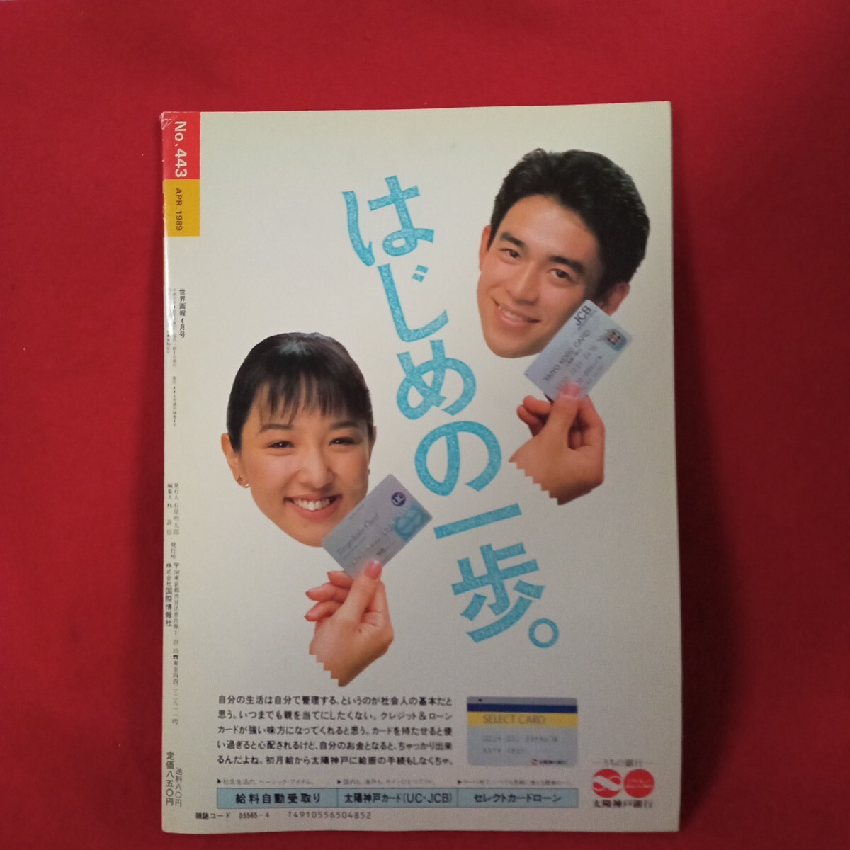 hh227『世界畫報1989年4月號　特集ローカル-エクスプレス　美のふるさと笠間旅情　國際情報社発行』＊L13＊70925