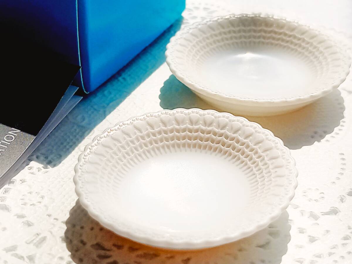 NARUMI 洋食器コレクション シルキーホワイト オーバルプレート 2枚セット おまけ付● バスケット ハロウィン料理 ● ミニチュア ガチャ_画像8