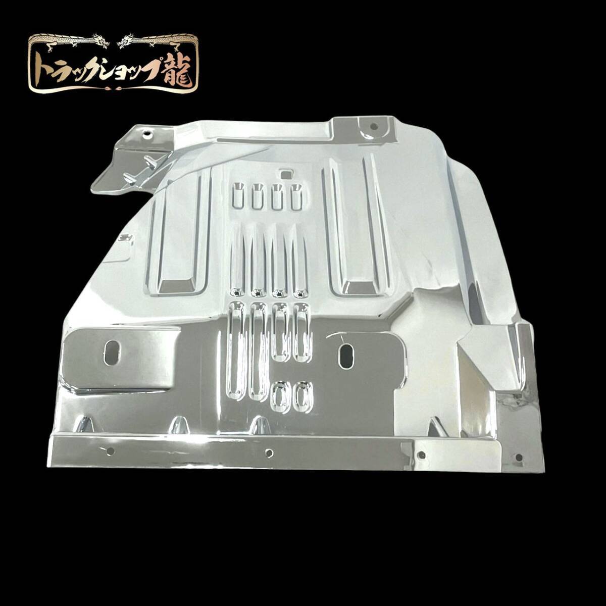 1円～メッキ マッドガード 左右セット いすゞ 07エルフ 后期 ワイド用 I1043P