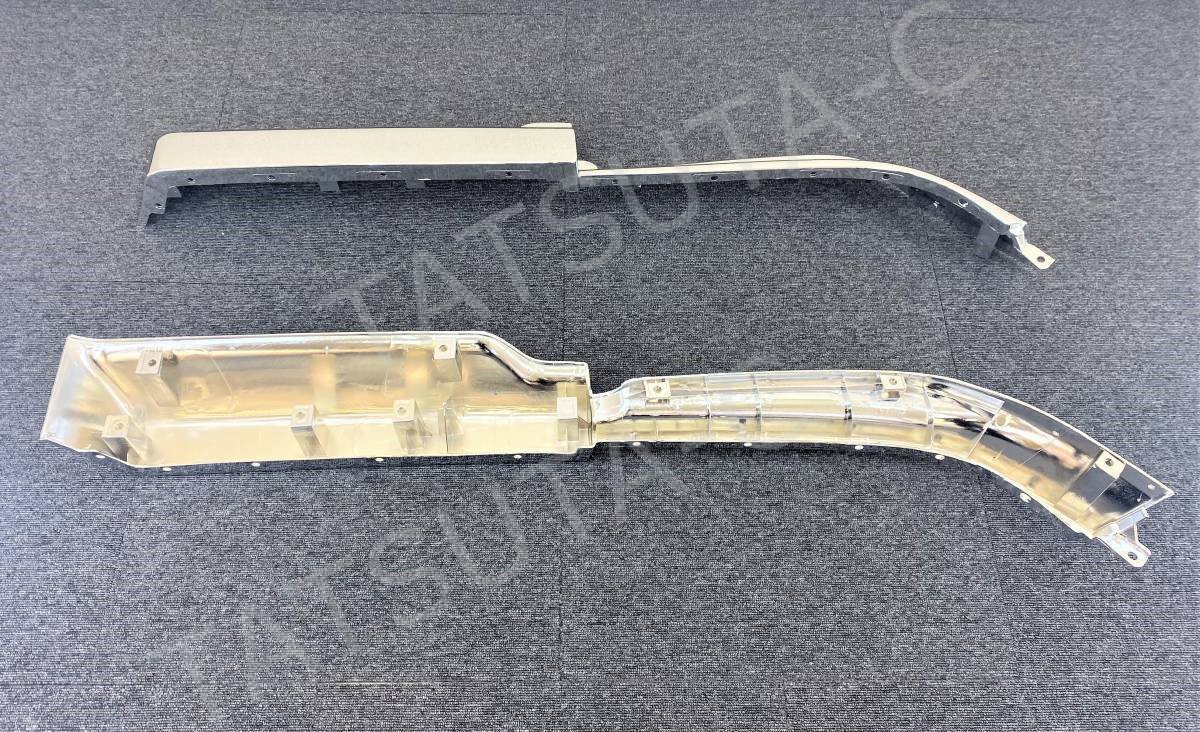 新品即納！ いすゞ 320フォワード メッキ フロント フェンダー パネル サイドガーニッシュ 左右セット 交換式 デコトラ I0429P