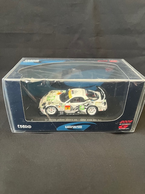【絶版】EBBRO エブロ 2009 SUPER GT GT300 M7 MUTIARA MOTORS AMAMIYA SGC 7 44222/ D06
