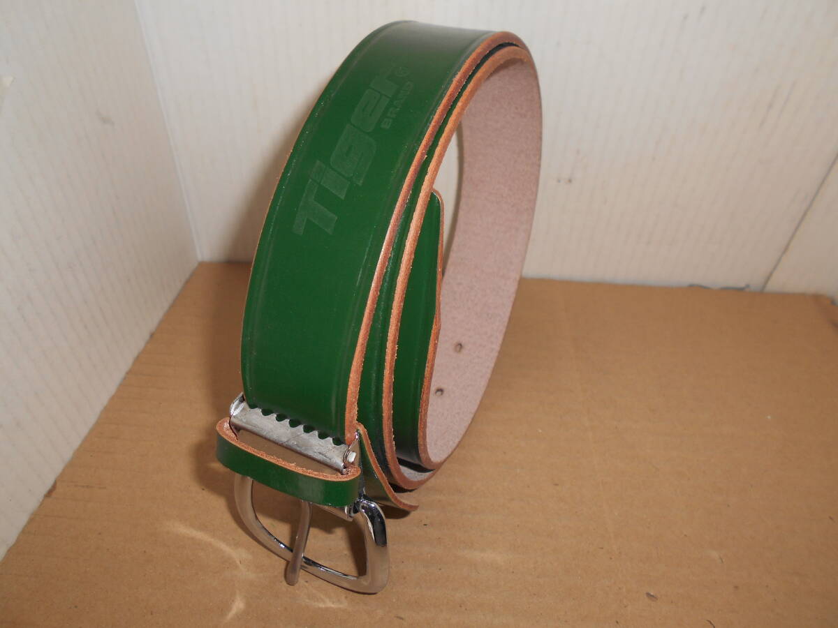 タイガー牛革ベルト　BZB300　　グリーン
