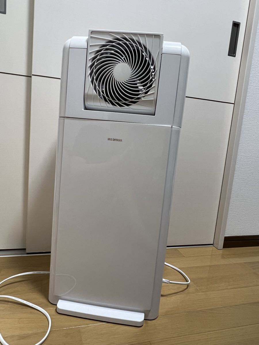 IRIS OHYAMA アイリスオーヤマ IJDC-K80-W サーキュレーター 衣類乾燥除湿機 デシカント式 ホワイト2020年製 中古