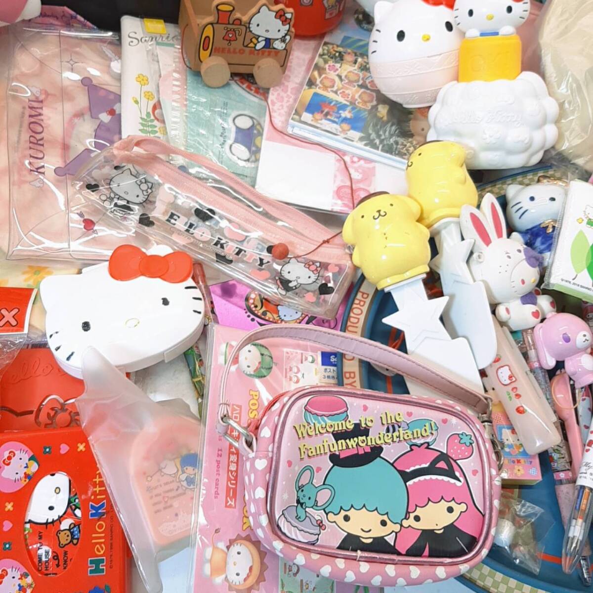 d133【1円～】 サンリオ グッズ 雑貨 まとめ 大量 SANRIO キティちゃん おもちゃ 現(xiàn)狀品 