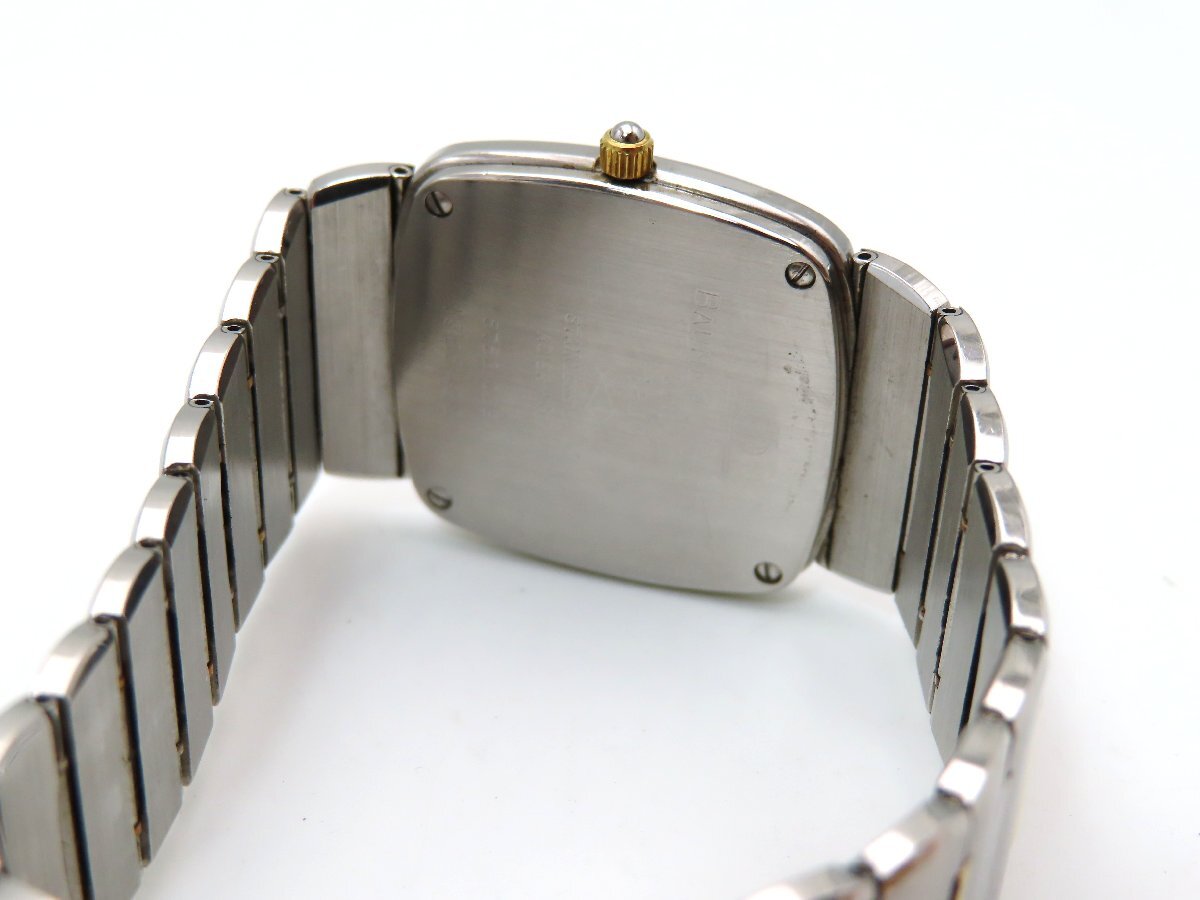 1円 ボーム＆メルシェ 5753.038 SS/YG シャンパン文字盤 レディース 稼働 QZ コマ4 26008 NP_画像5