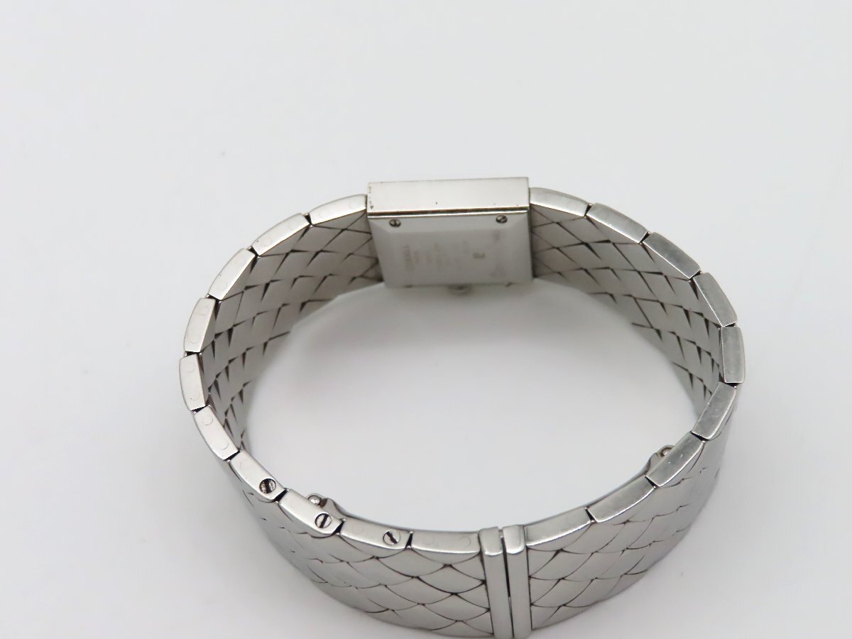 1円 シャネル マトラッセ　ダイヤベゼル SS ブラック文字盤 レディース 稼働 QZ 25892 KKRE