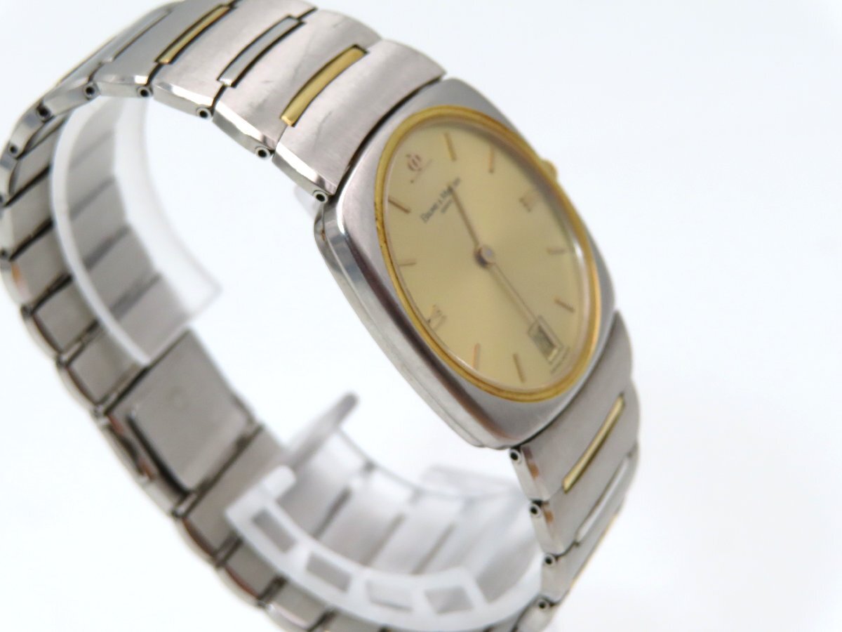 1円 ボーム＆メルシェ 5753.038 SS/YG シャンパン文字盤 レディース 稼働 QZ コマ4 26008 NP_画像4