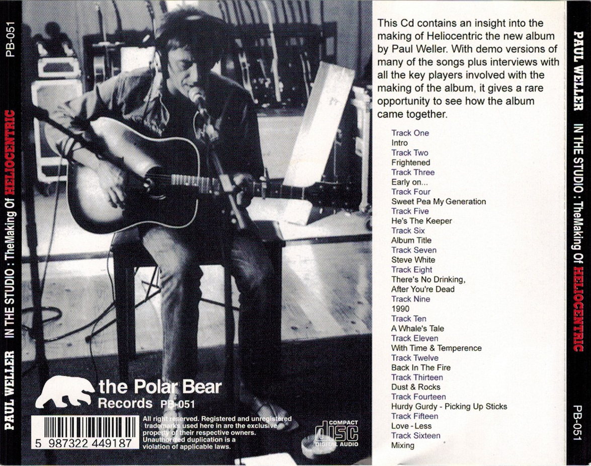 PAUL WELLER / IN THE STUDIO MAKING OF HELIOCENTRIC_画像2