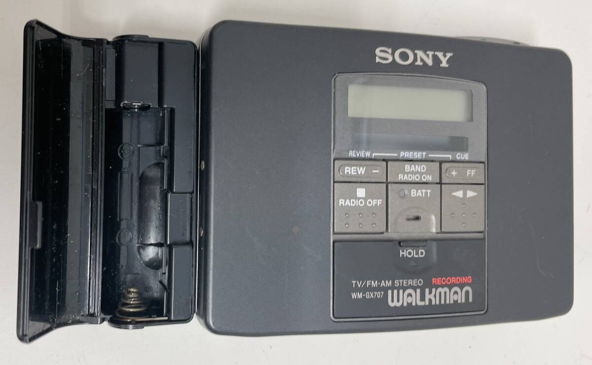 【SONY ソニー WM-GX707 カセットプレーヤー☆】通電OK/レトロ/コレクション/現(xiàn)狀品/A78-378