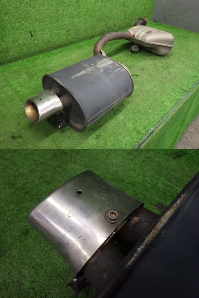 # H14年 ベンツ SLK230 コンプレッサー R170 GF-170449 右H 純正 リア マフラー 1118 ※個人宅不可(福山通運支店止め)[07005841]