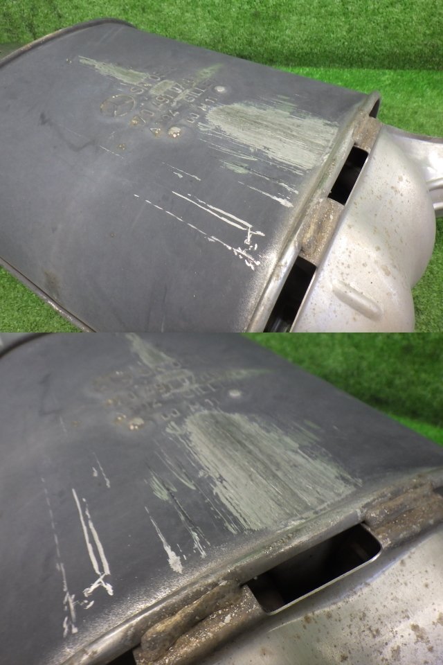 # H14年 ベンツ SLK230 コンプレッサー R170 GF-170449 右H 純正 リア マフラー 1118 ※個人宅不可(福山通運支店止め)[07005841]