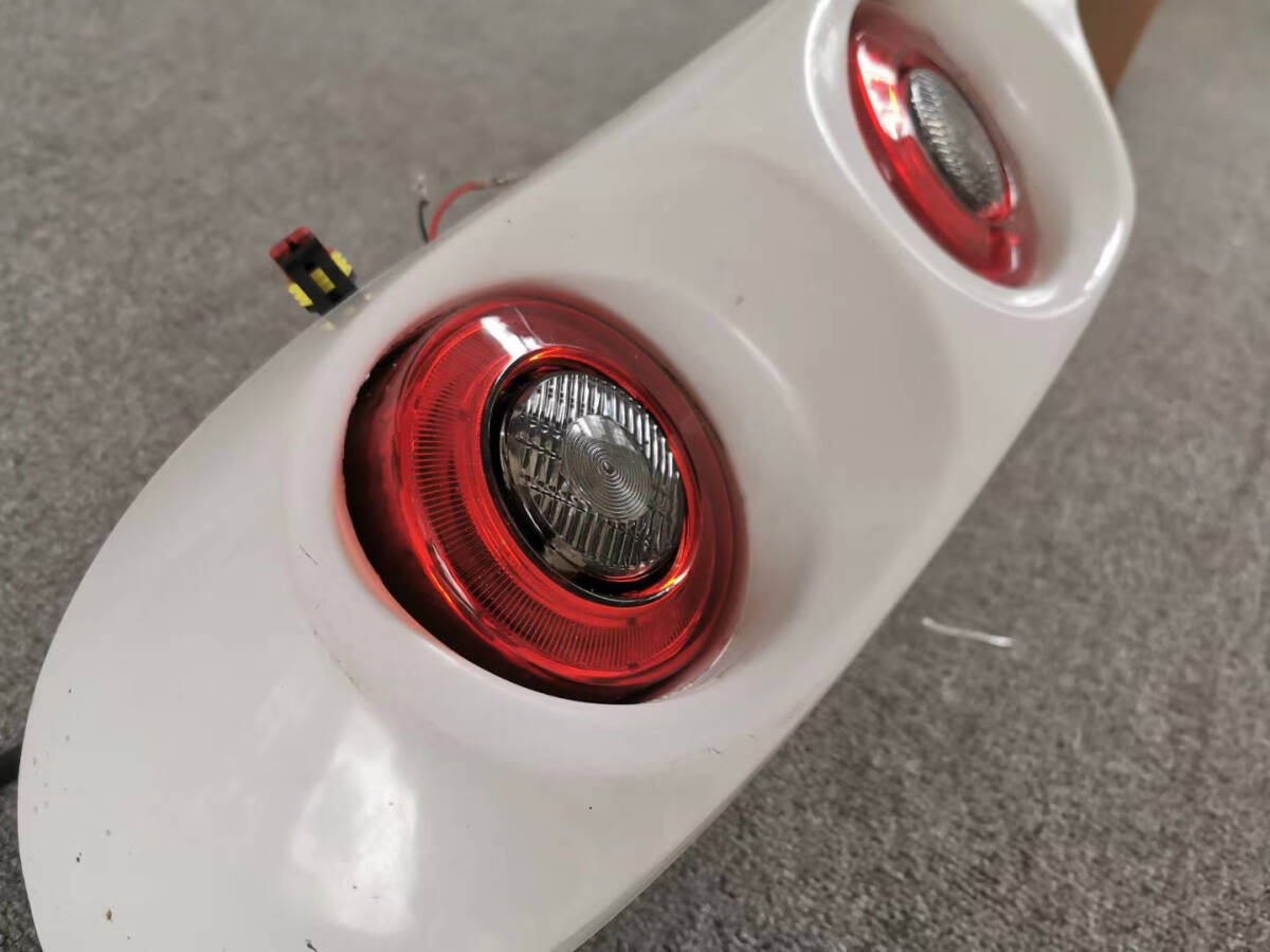 kpsオリジナル RX-7 丸4灯 LED テールライト ダックテール スポイラー マツダ 日本未発売 北米 usdm fd3s f430 カーボン テールランプ_画像3