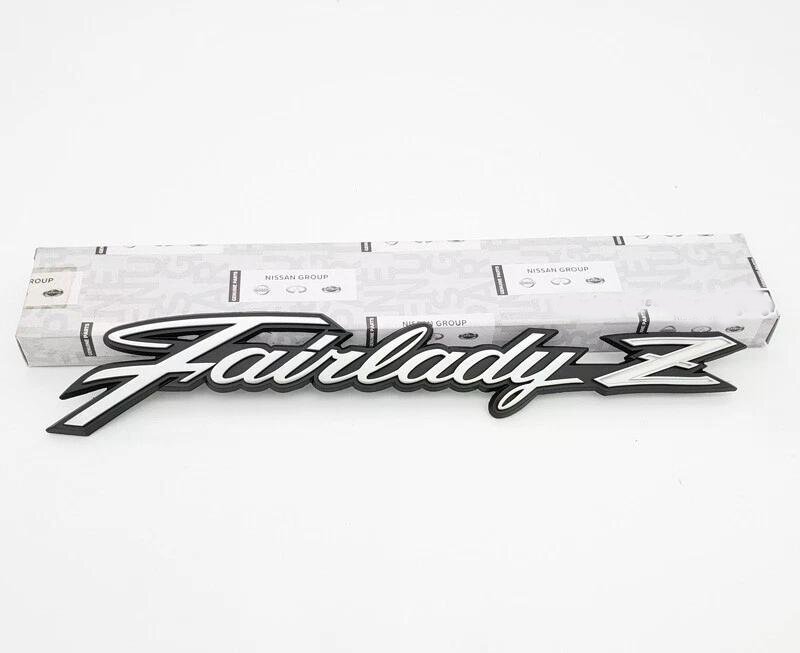 kps 日産純正 "FairladyZ" エンブレム フェアレディZ s30 S31 トランク リアゲート 逆輸入 北米 ダットサン ハッチバック_画像1